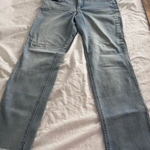 Vintage America Light Blue Cropped Jeans